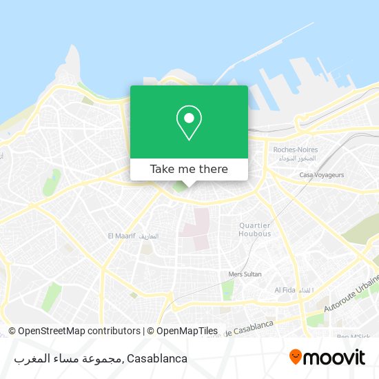 مجموعة مساء المغرب map