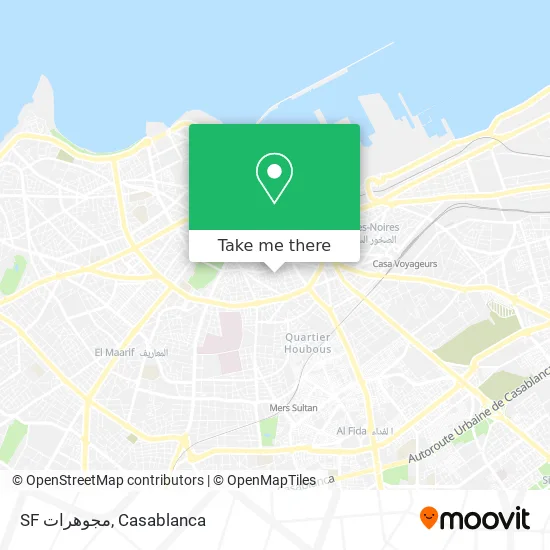 SF مجوهرات map