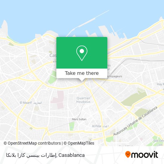 إطارات بينسي كازا بلانكا map