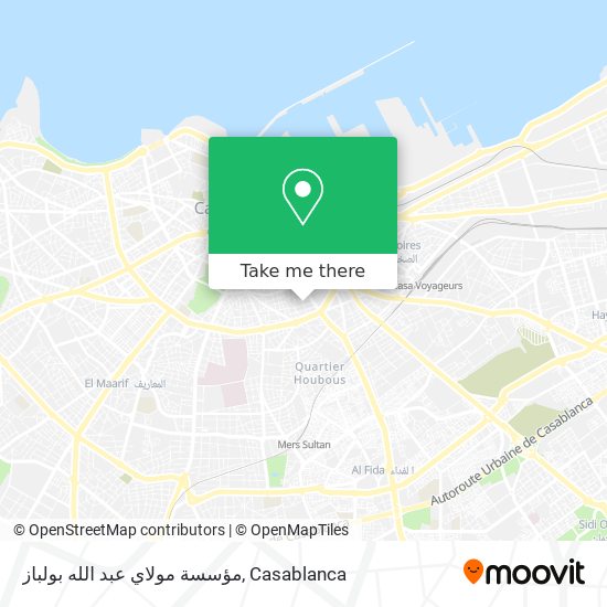 مؤسسة مولاي عبد الله بولباز map