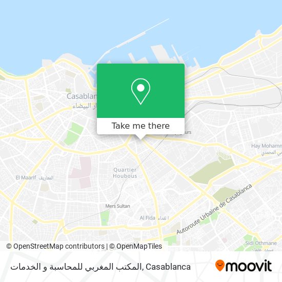 المكتب المغربي للمحاسبة و الخدمات map