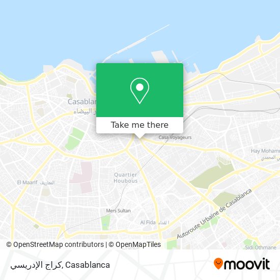 كراج الإدريسي map