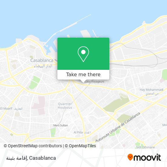 إقامة بثينة map