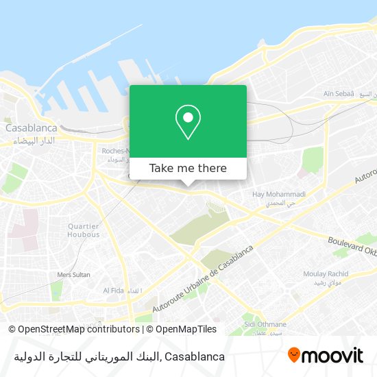 البنك الموريتاني للتجارة الدولية map