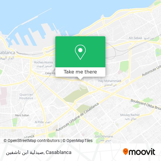 صيدلية ابن تاشفين map