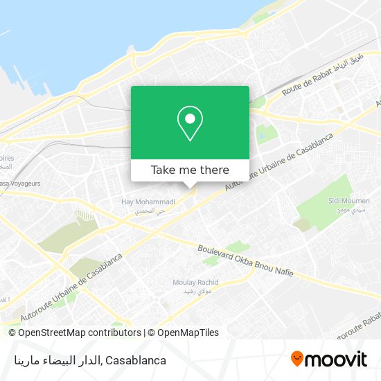 الدار البيضاء مارينا map