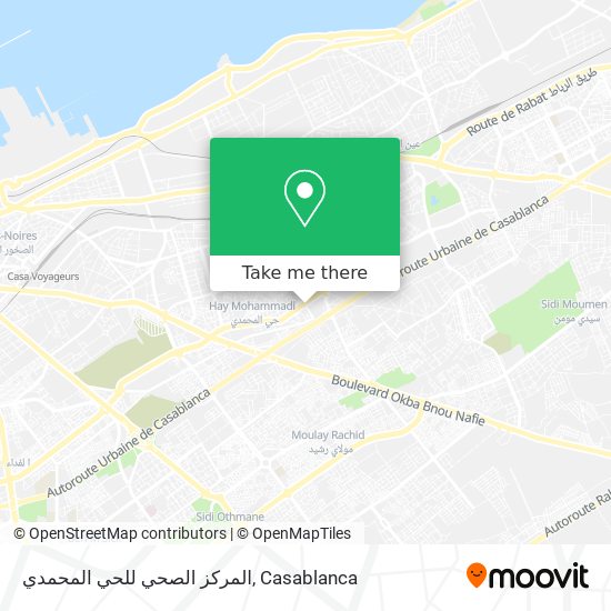 المركز الصحي للحي المحمدي map