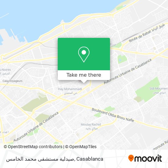 صيدلية مستشفى محمد الخامس map