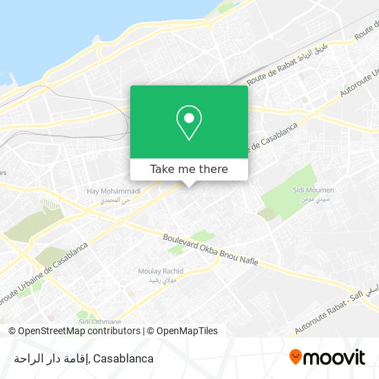 إقامة دار الراحة map