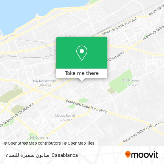 صالون سميرة للنساء map