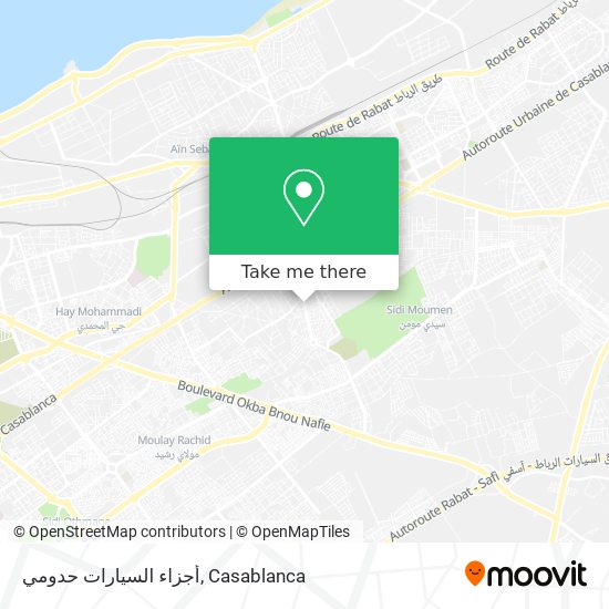 أجزاء السيارات حدومي map