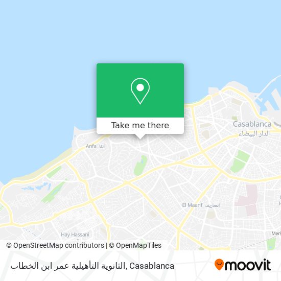 الثانوية التأهيلية عمر ابن الخطاب map