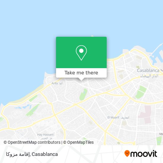 إقامة مزوكا map