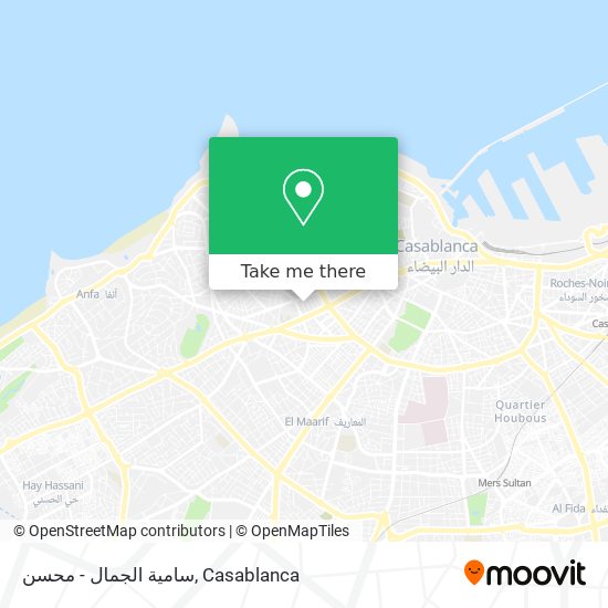 سامية الجمال - محسن map