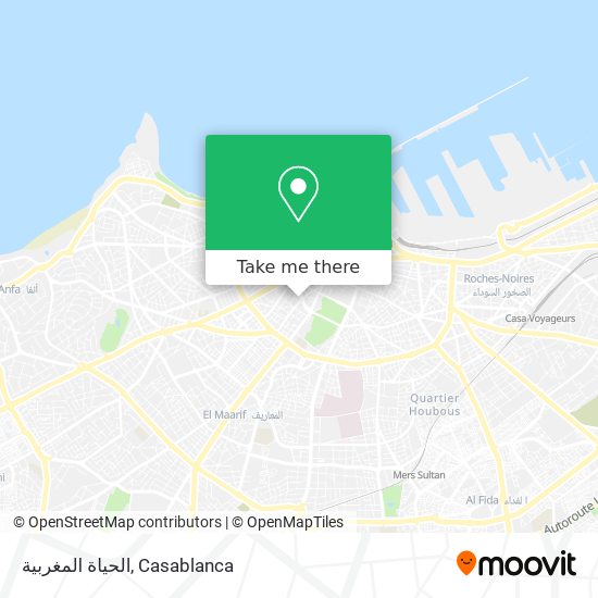 الحياة المغربية map