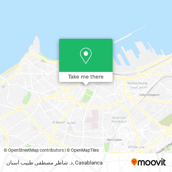 د. شاطر مصطفى طبيب أسنان map