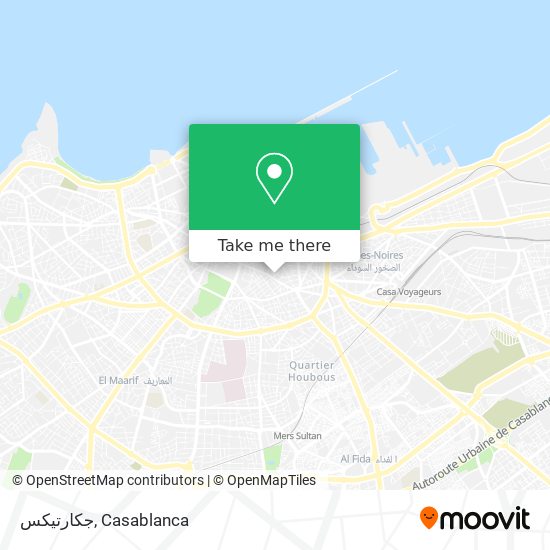 جكارتيكس map