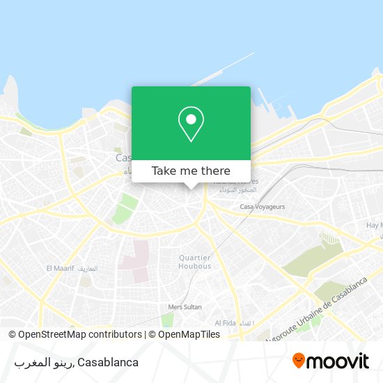 رينو المغرب map