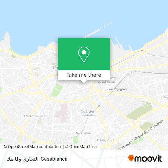 التجاري وفا بنك map