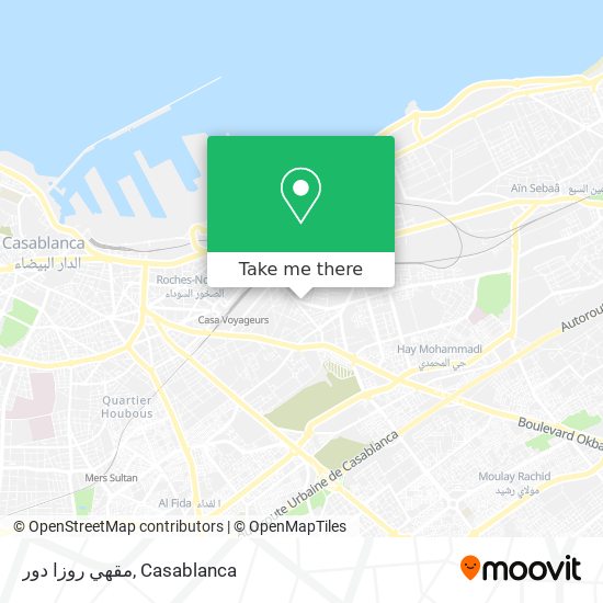 مقهي روزا دور map