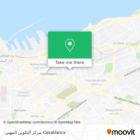 مركز التكوين المهني map