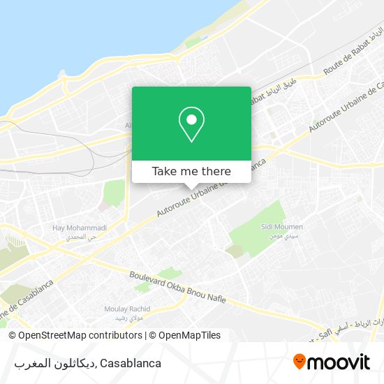 ديكاثلون المغرب map