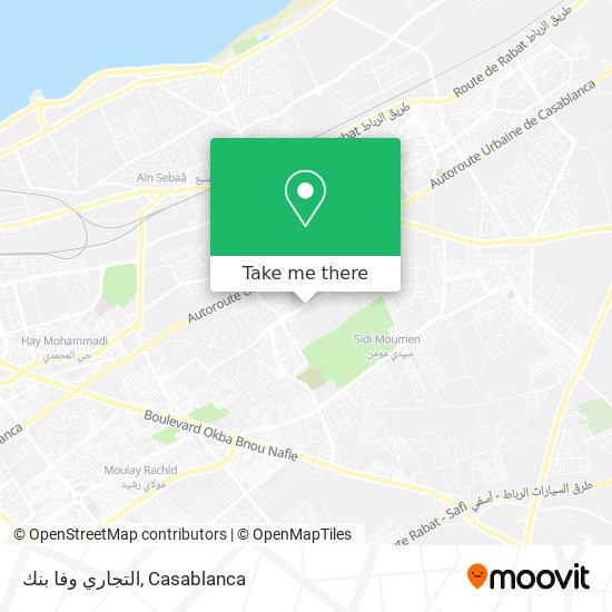 التجاري وفا بنك map