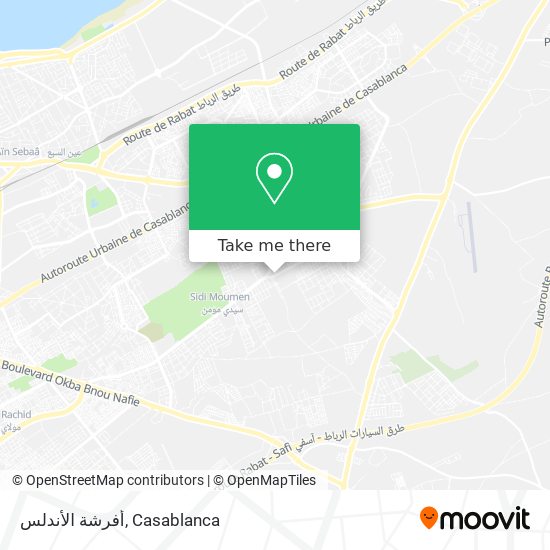 أفرشة الأندلس map