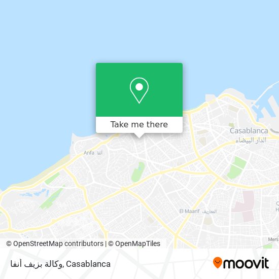 وكالة بزيف أنفا map