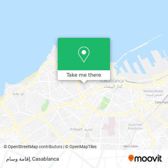 إقامة وسام map