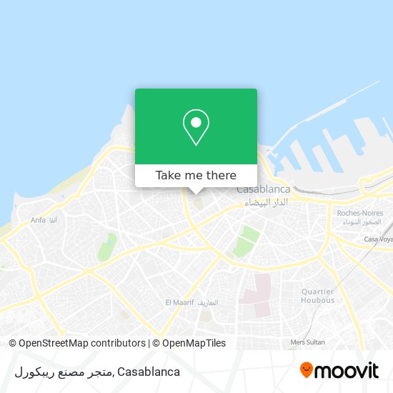 متجر مصنع ريبكورل map