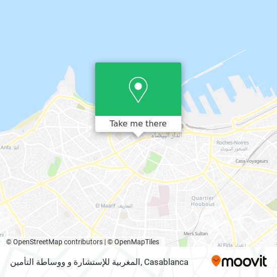 المغربية للإستشارة و ووساطة التأمين map