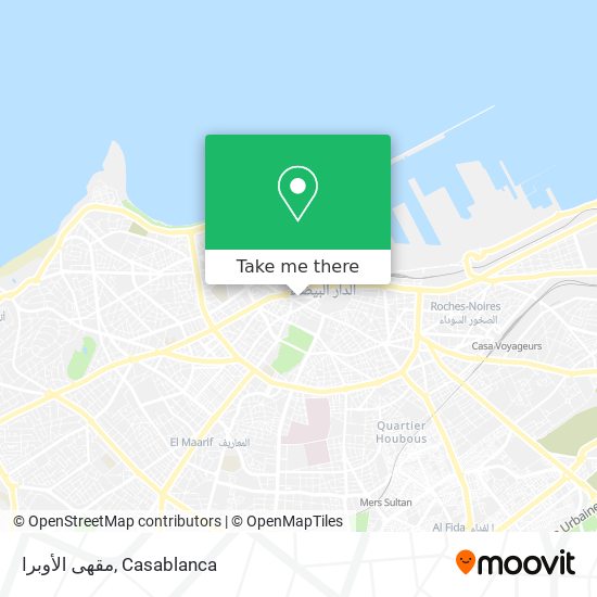 مقهى الأوبرا map