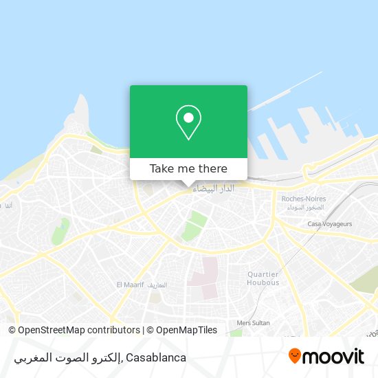 إلكترو الصوت المغربي map