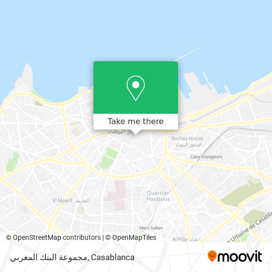 مجموعة البنك المغربي map