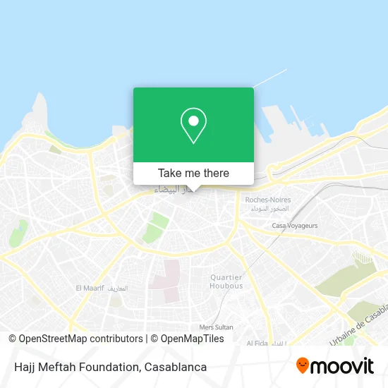 Hajj Meftah Foundation map