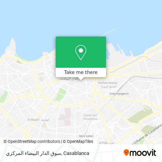 سوق الدار البيضاء المركزي plan
