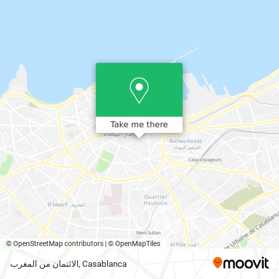 الائتمان من المغرب map