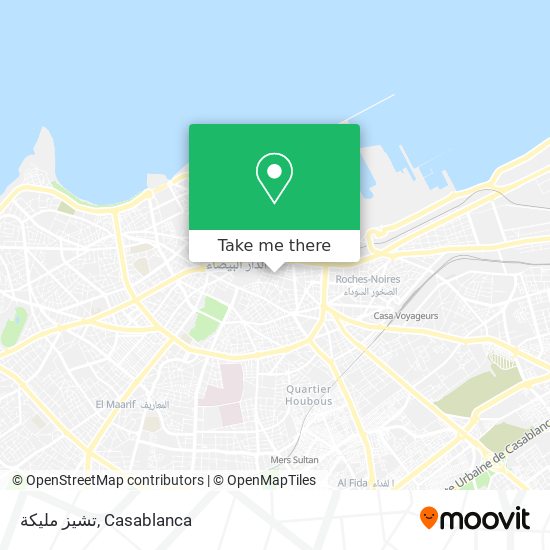 تشيز مليكة map