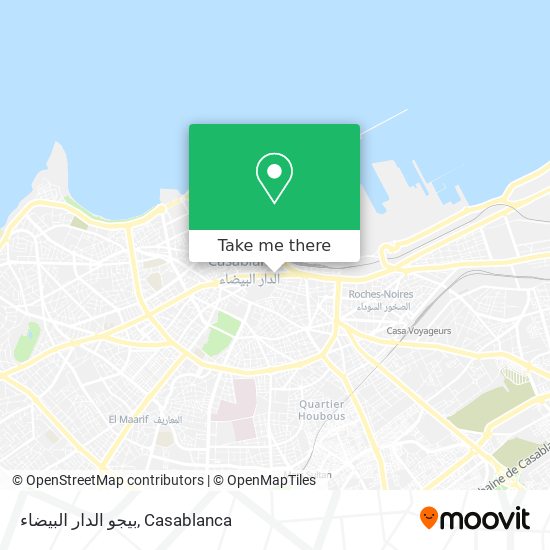 بيجو الدار البيضاء map