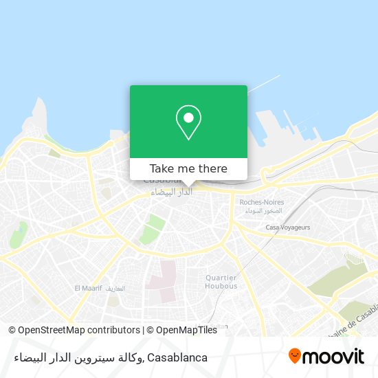 وكالة سيتروين الدار البيضاء map