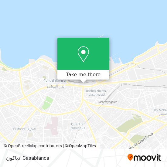 دياكون map