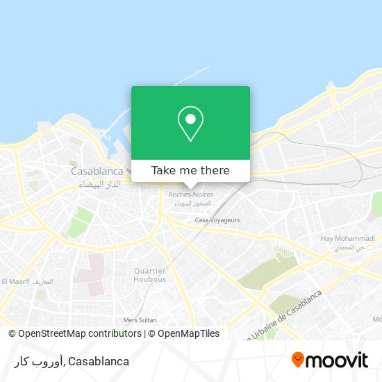 أوروب كار map