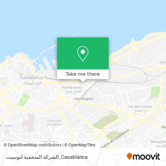 الشركة المنجمية لتوسيت map
