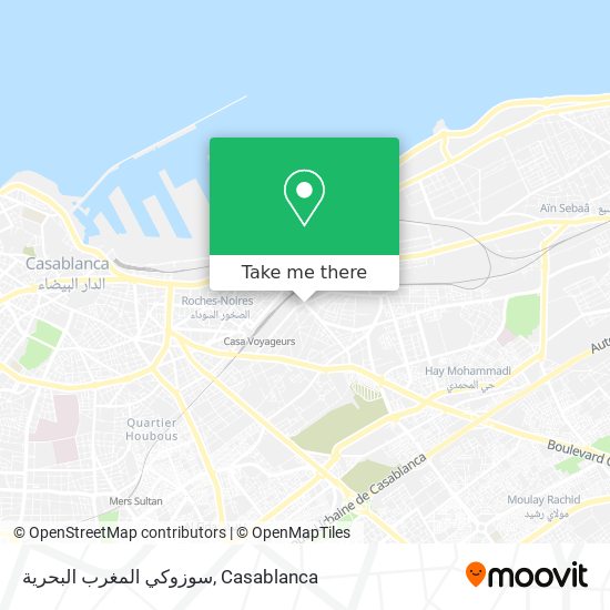 سوزوكي المغرب البحرية map
