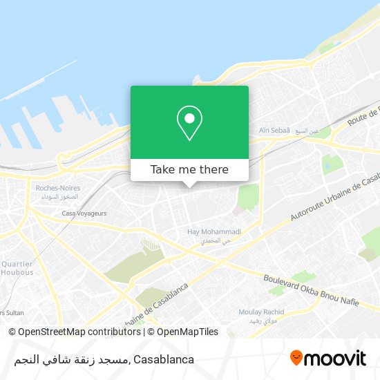 مسجد زنقة شافي النجم map