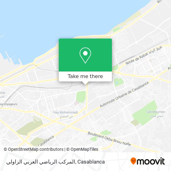 المركب الرياضي العربي الزاولي map