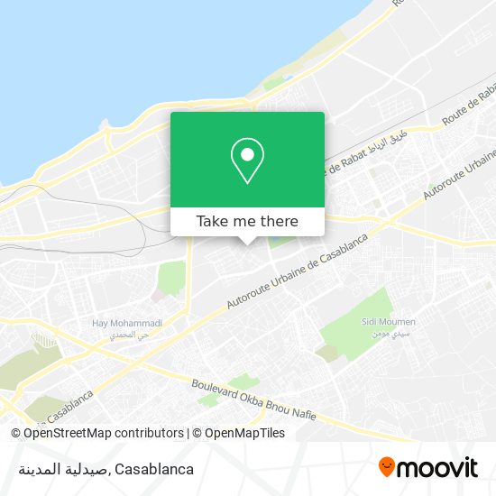 صيدلية المدينة map