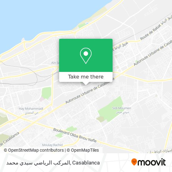 المركب الرياضي سيدي محمد map