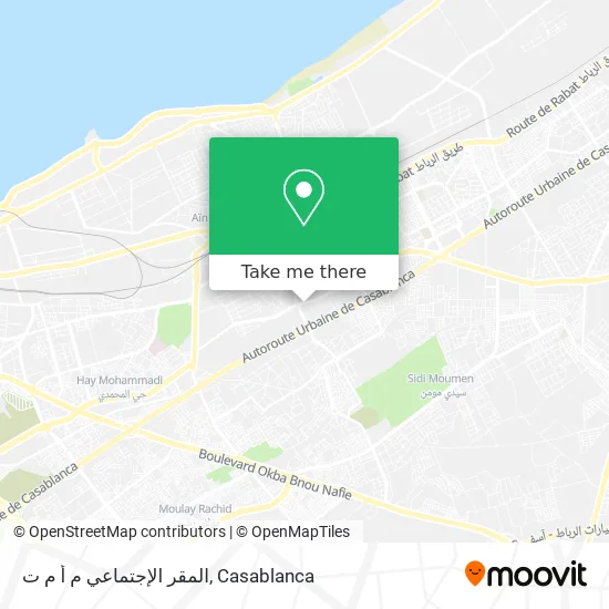 المقر الإجتماعي م أ م ت map